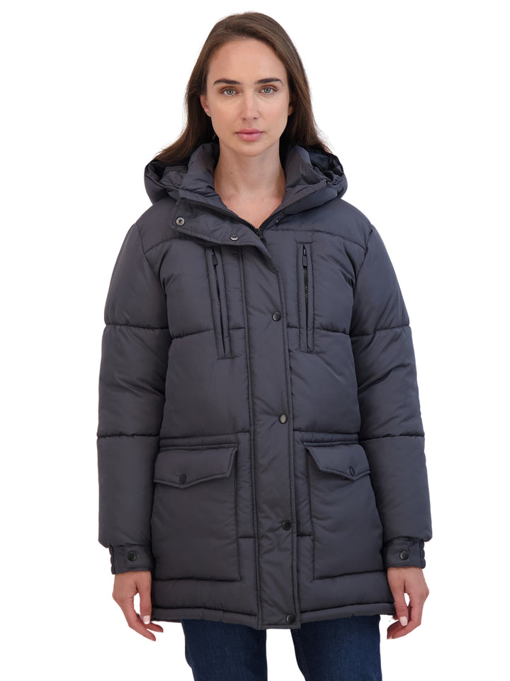 Sebby Junior s 3 4 Puffer Jacket with Hood