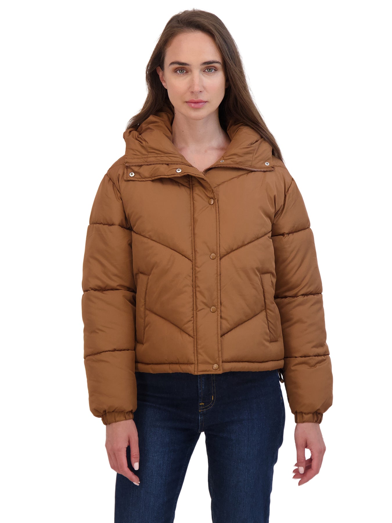 Sebby K Sebby Junior's Short Puffer Jacket with Hood
