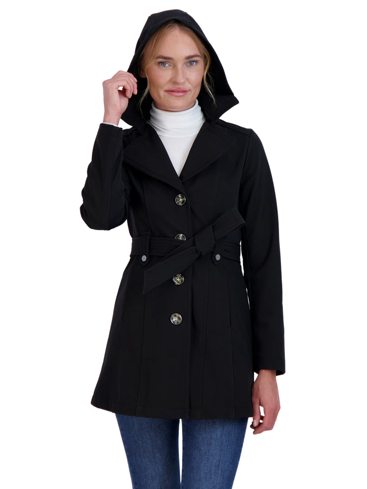 Sebby softshell hooded trench coat 2025