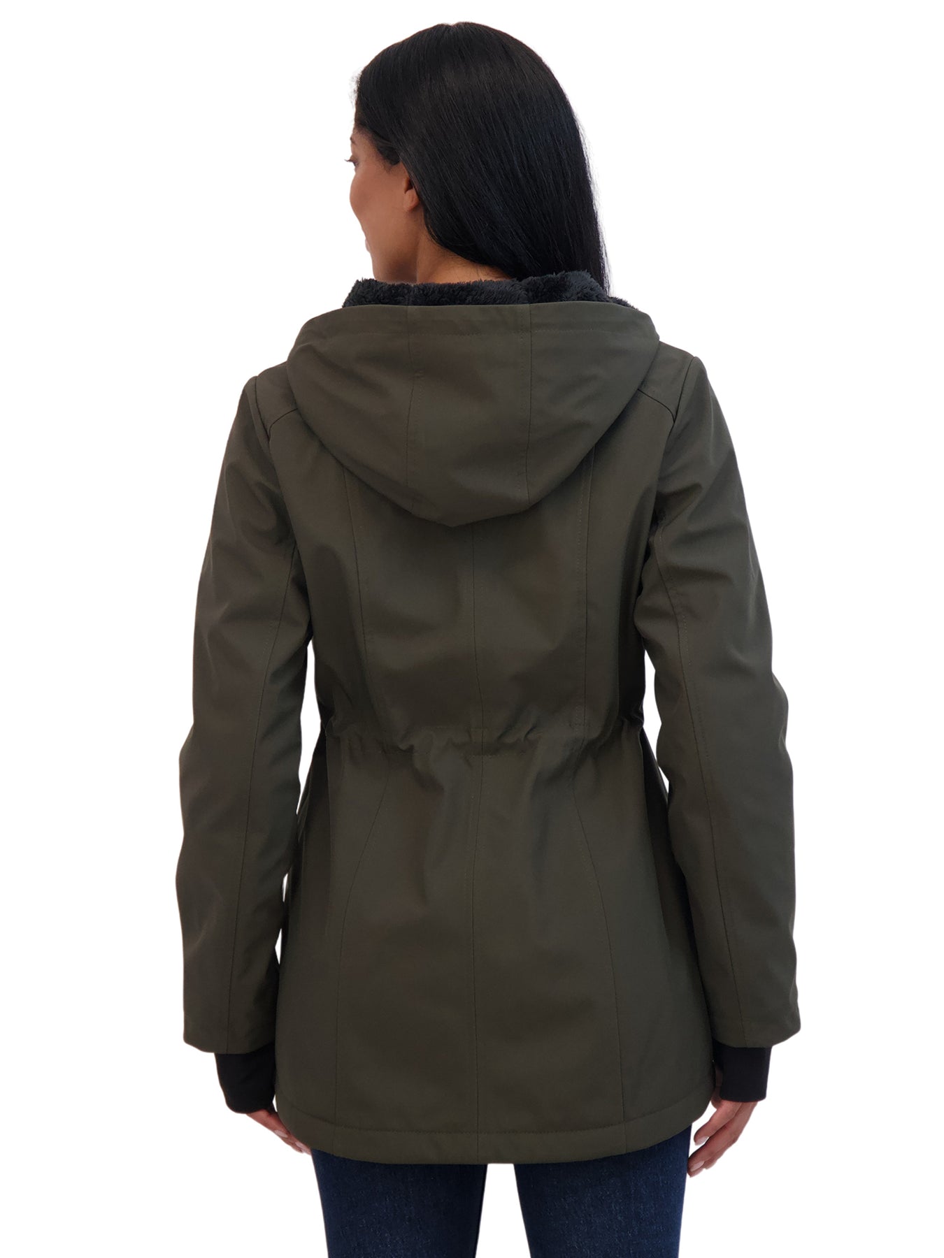 Sebby K Sebby Collection Sport Women's Cozy Lined Soft Shell Anorak